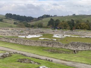 The Roman Vindolanda ruins